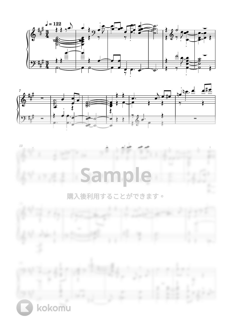 濱田金吾 - 街のドルフィン (ピアノアレンジ) by 濱田金吾