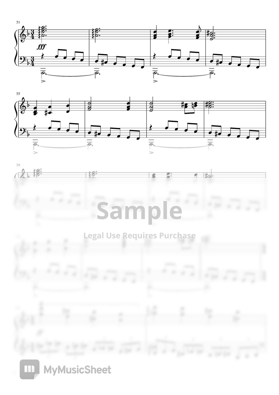 watashi no theme Sheet music for Piano (Solo)