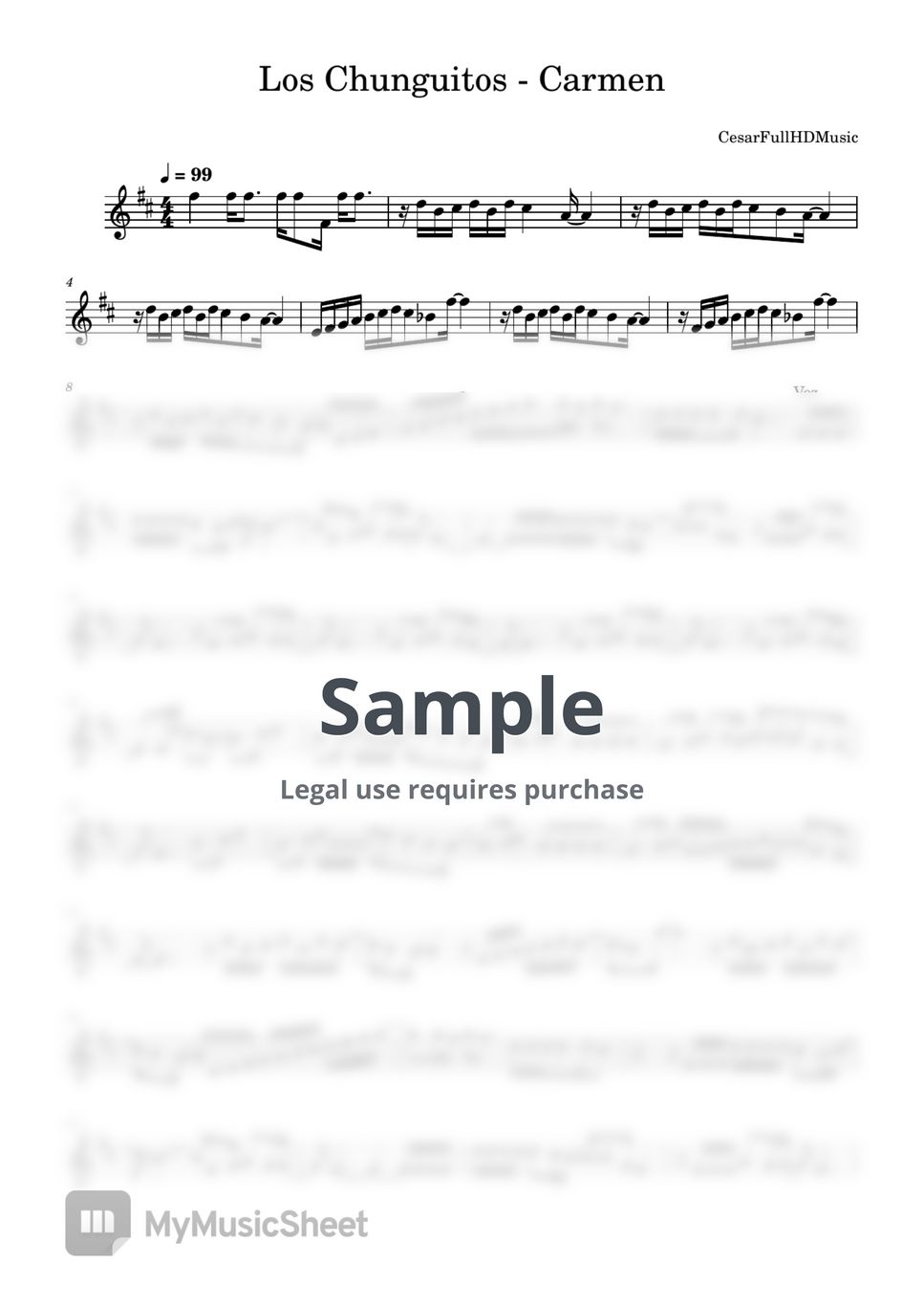Los Chunguitos - Carmen