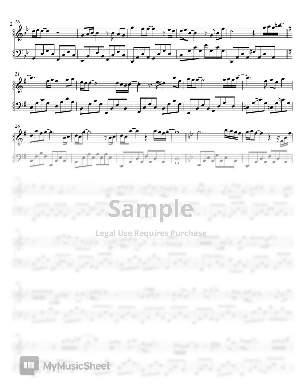 Baka Mitai - Piano Solo - Digital Sheet Music