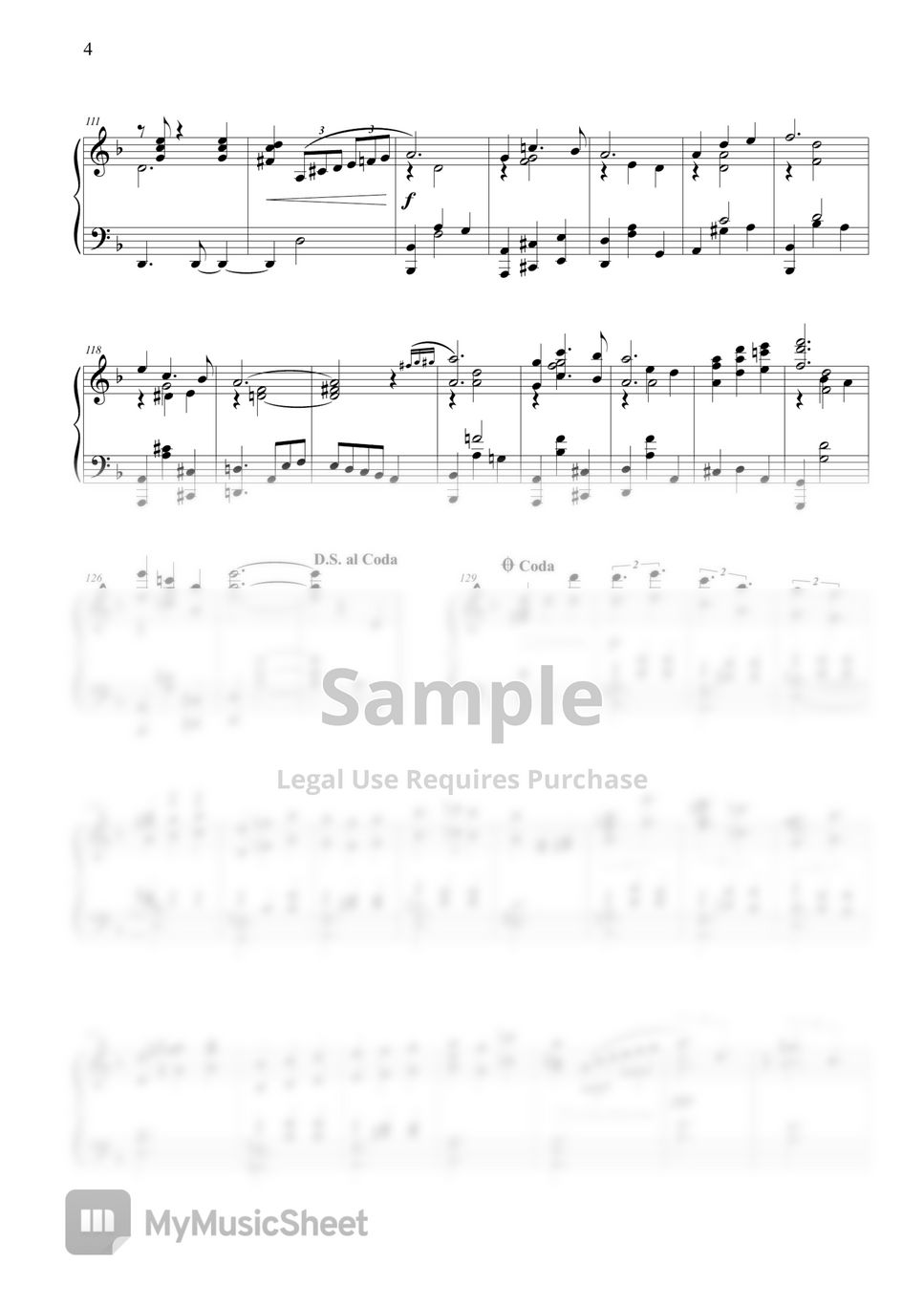 DATEKEN - Honey Moon Un Deux Trois (2 Versions) ピアノ楽譜PDF