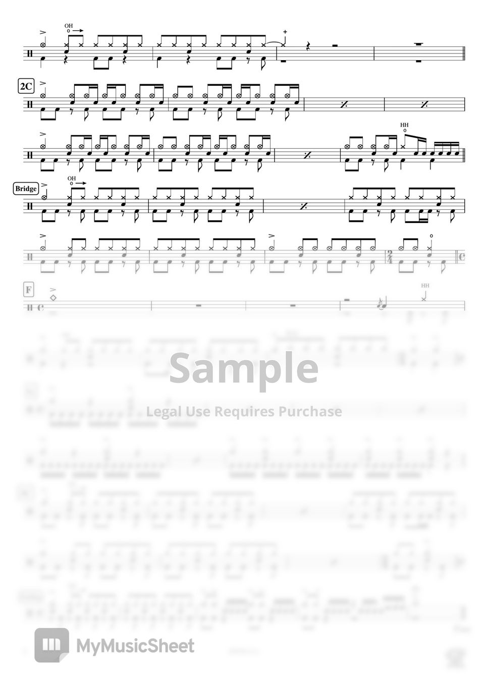 RADWIMPS - 05410-(ん) by Cookai's J-pop Drum sheet music!!!