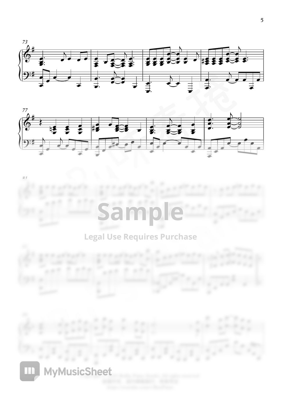 宇多田ヒカル - Beautiful World - EVANGELION:1.0 Theme - (ヱヴァンゲリヲン) by Ru's Piano