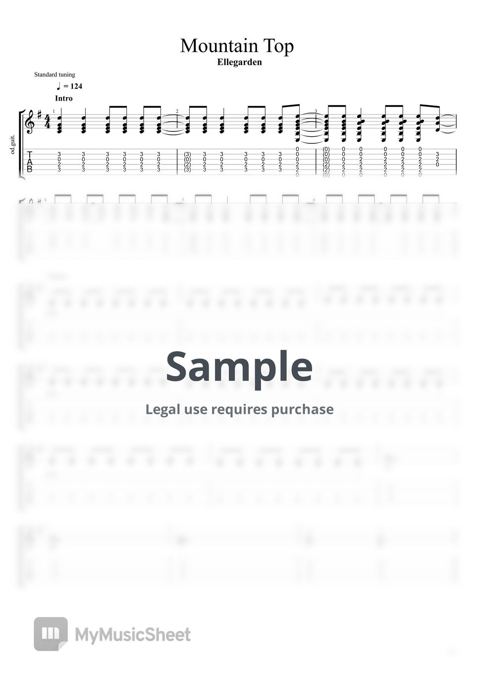 Ellegarden Mountain Top Sheets by Ryo Higuchi