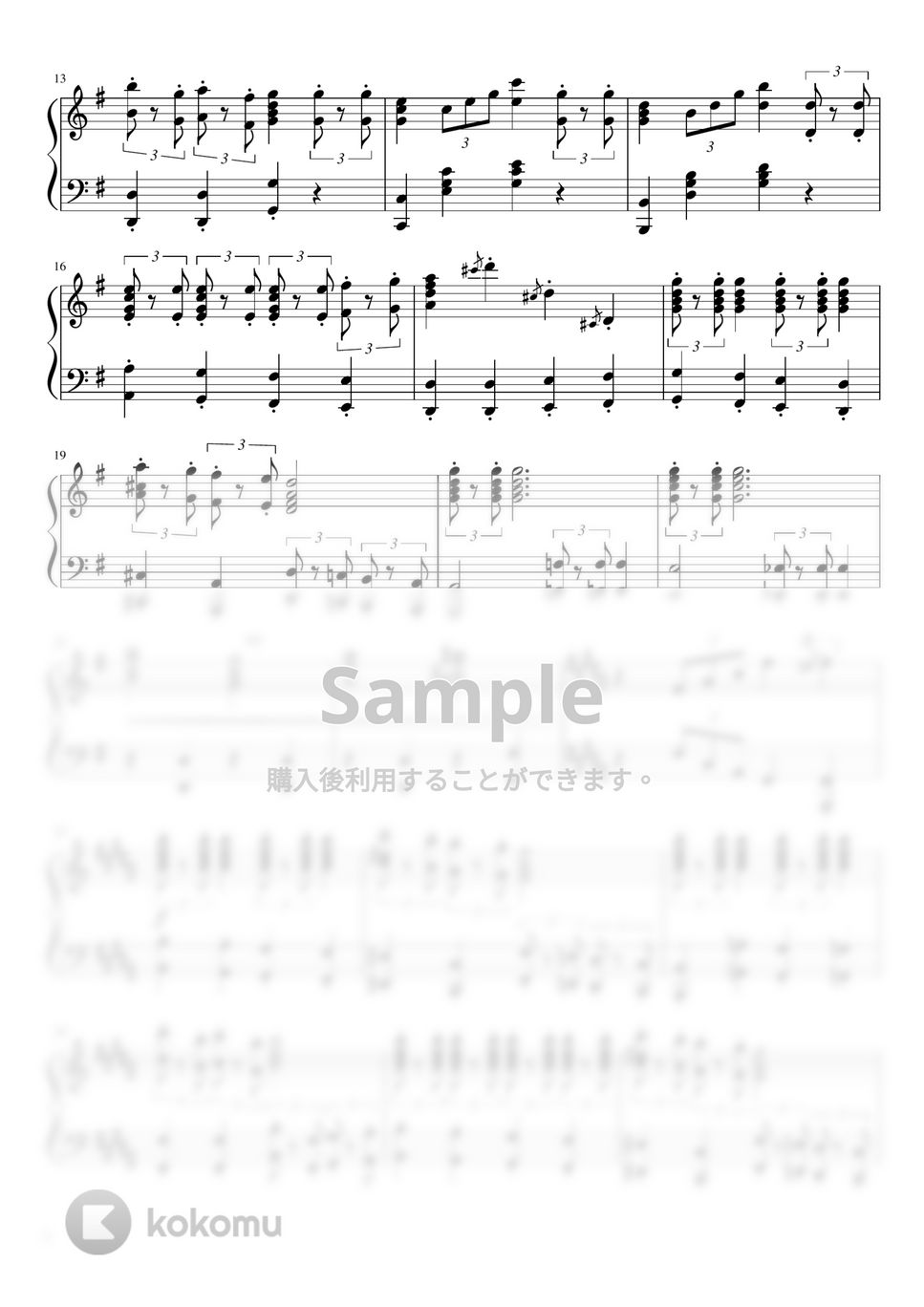 jimmie dott - ミッキーマウスマーチ (ピアノソロ上級) by pianon楽譜