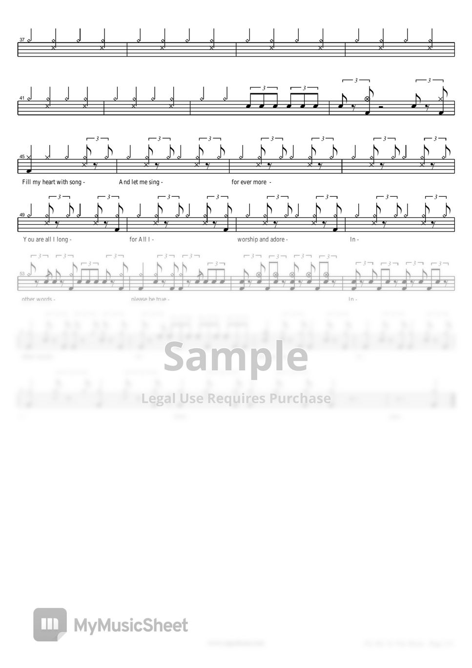 Frank Sinatra Fly Me To The Moon Sheets by COPYDRUM