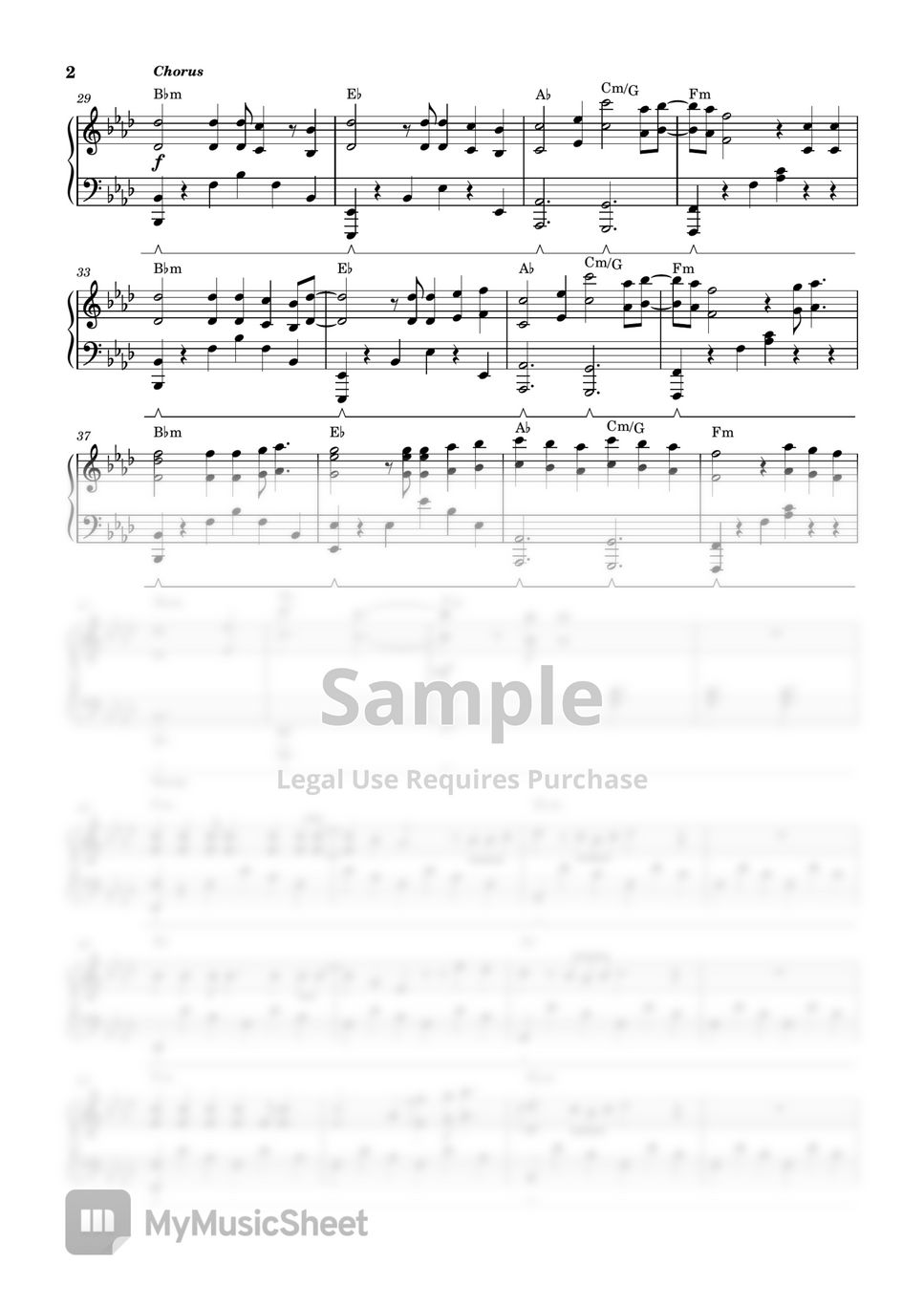 Joji - Glimpse Of Us (PIANO SHEET) Sheets by John Rod Dondoyano