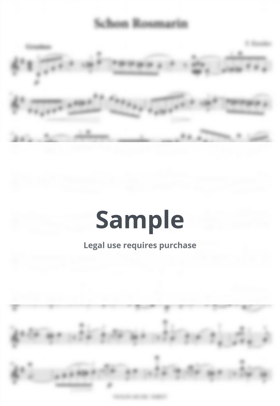 Kreisler - 아름다운 로즈마린 (MR포함) by Lee