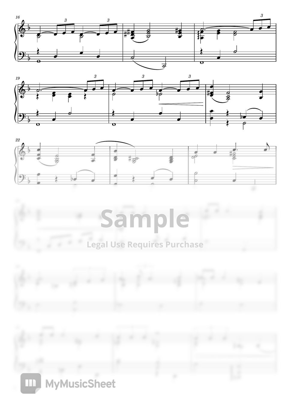 Mitchell Parish, Glenn Miller - Moonlight Serenade (Glenn Miller - For Piano Solo) by poon