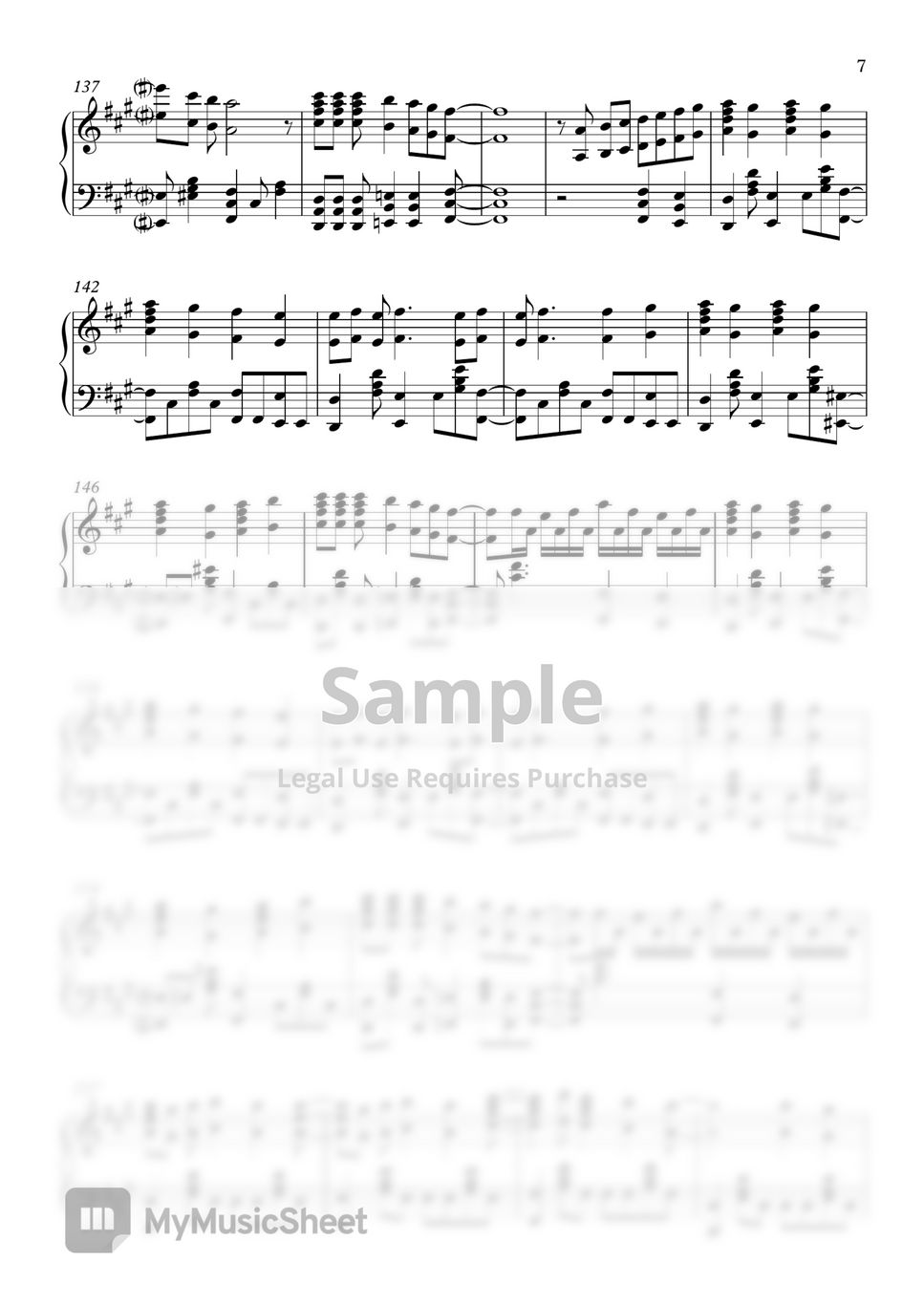 Smart Game Piano Hikaru Nara [intermediate] Sheet Music (Piano