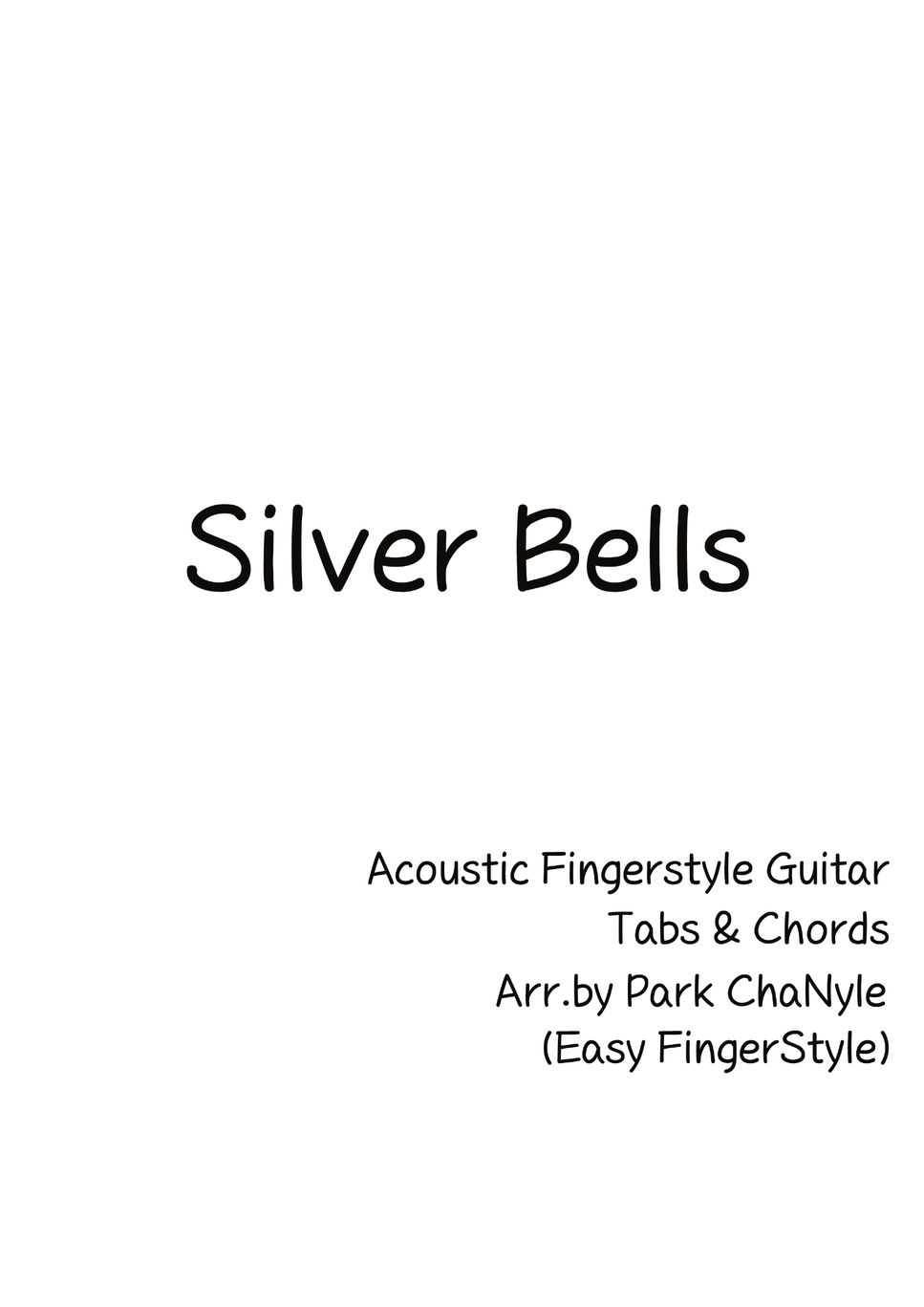 Jay Livingston - Silver Bells (Acoustic Fingerstyle Guitar) by Park ChaNyle
