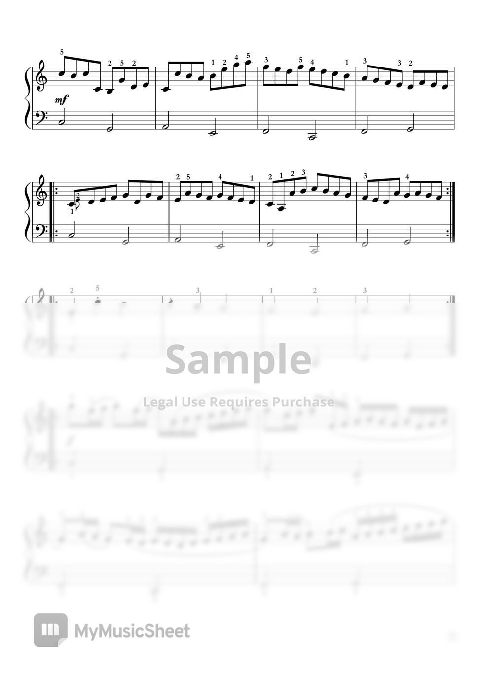Johann Pachelbel - Canon (Piano Solo( Easy-Normal )) by Ayané-Céline