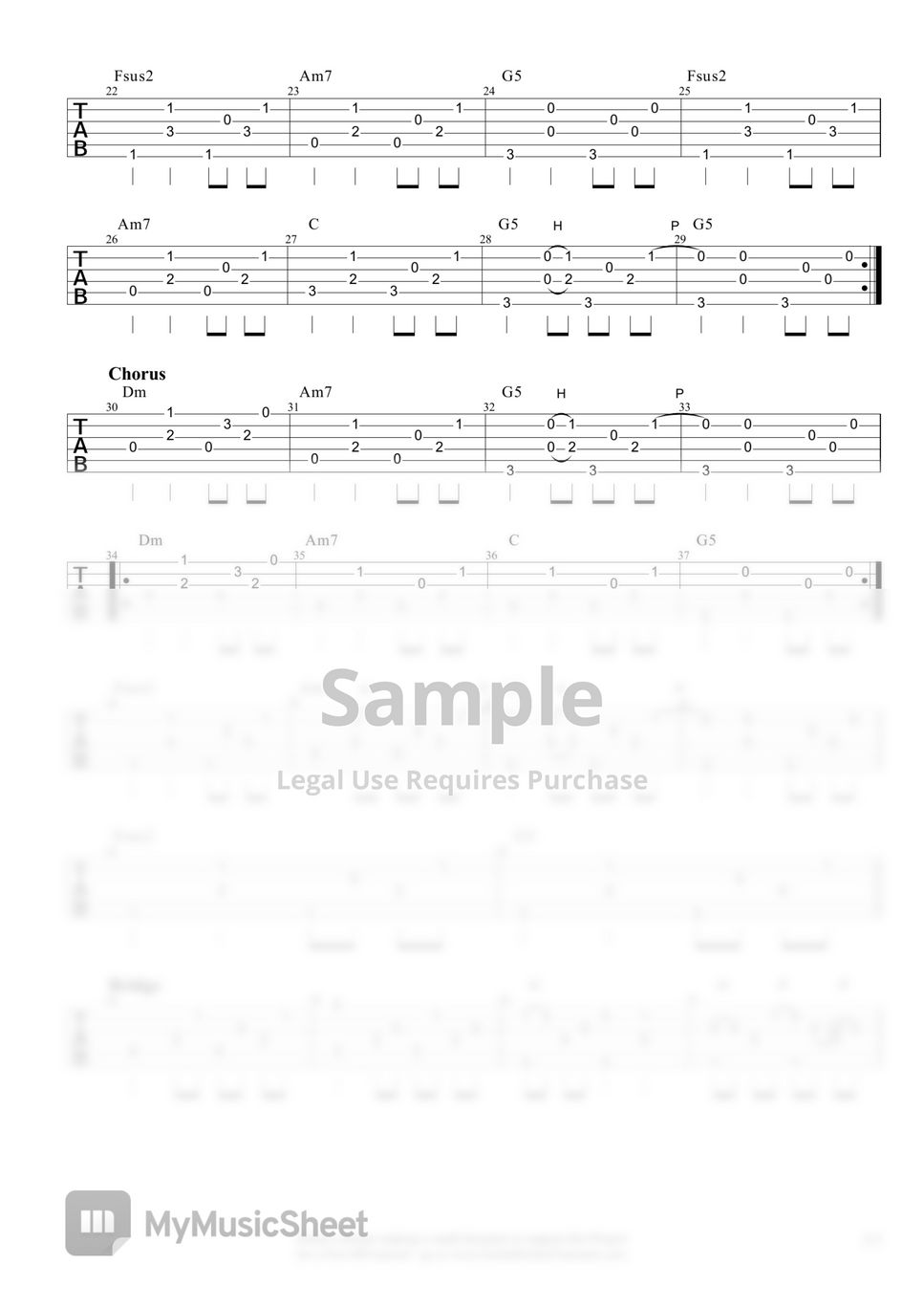 Passenger Riding To New York Sheets by Goliath Guitar Tutorials