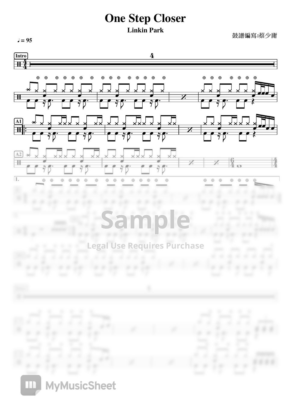 linkin-park-one-step-closer-sheets-by-drummerfrank