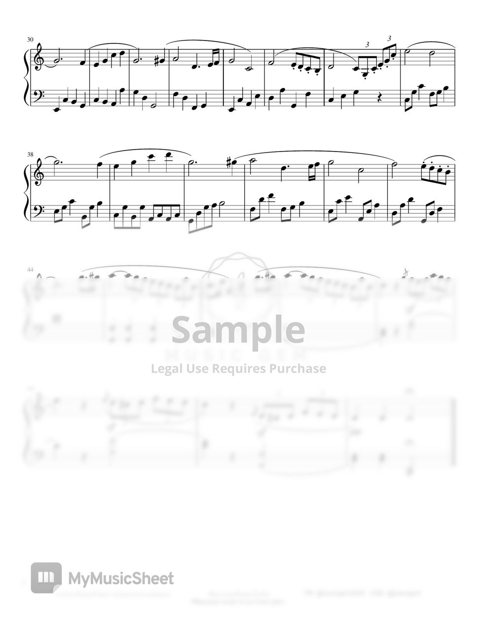 Jóga - Solo Piano Sheet music for Piano (Solo) Easy