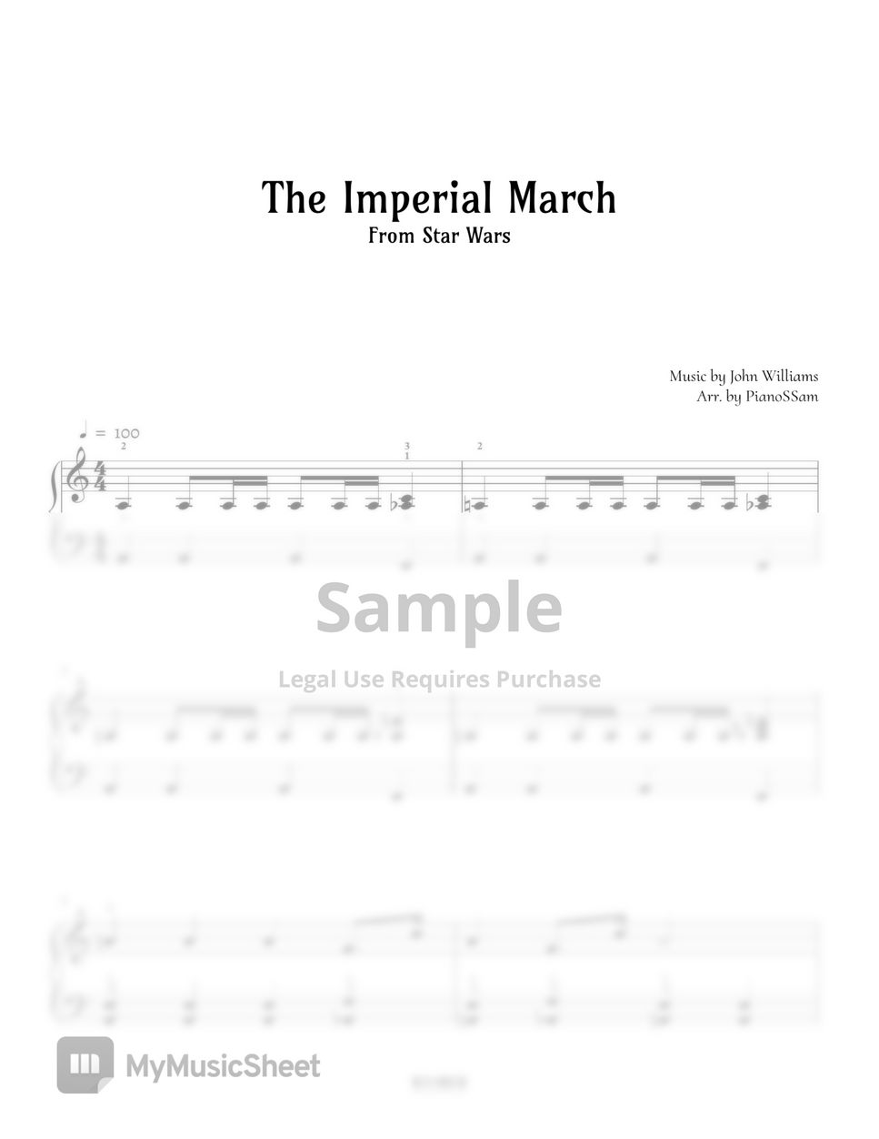 John Williams - Imperial March (Star Wars) by PianoSSam