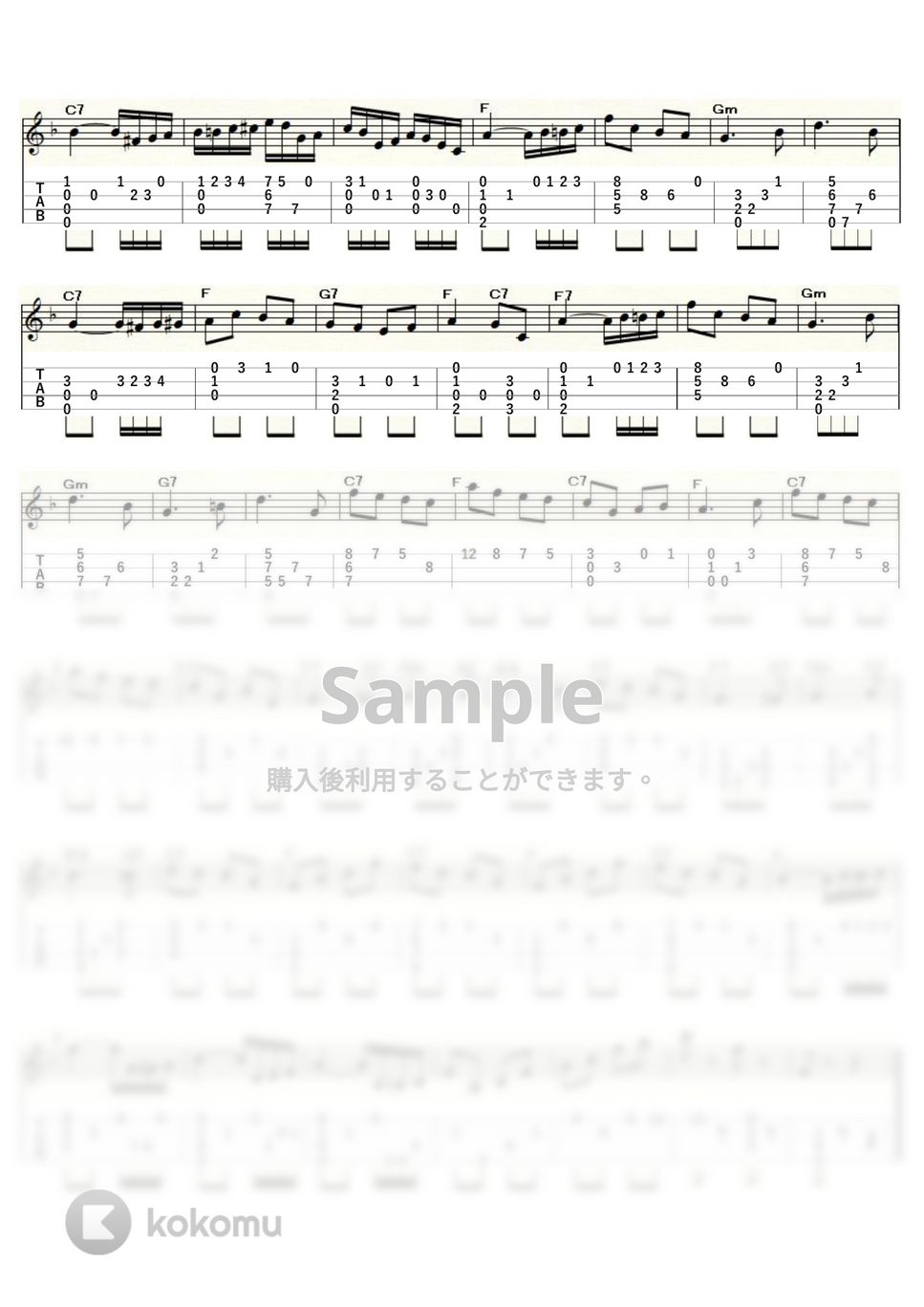 メンデルスゾーン - メンデルスゾーンの「春の歌」 (ｳｸﾚﾚｿﾛ / Low-G / 中級) by ukulelepapa