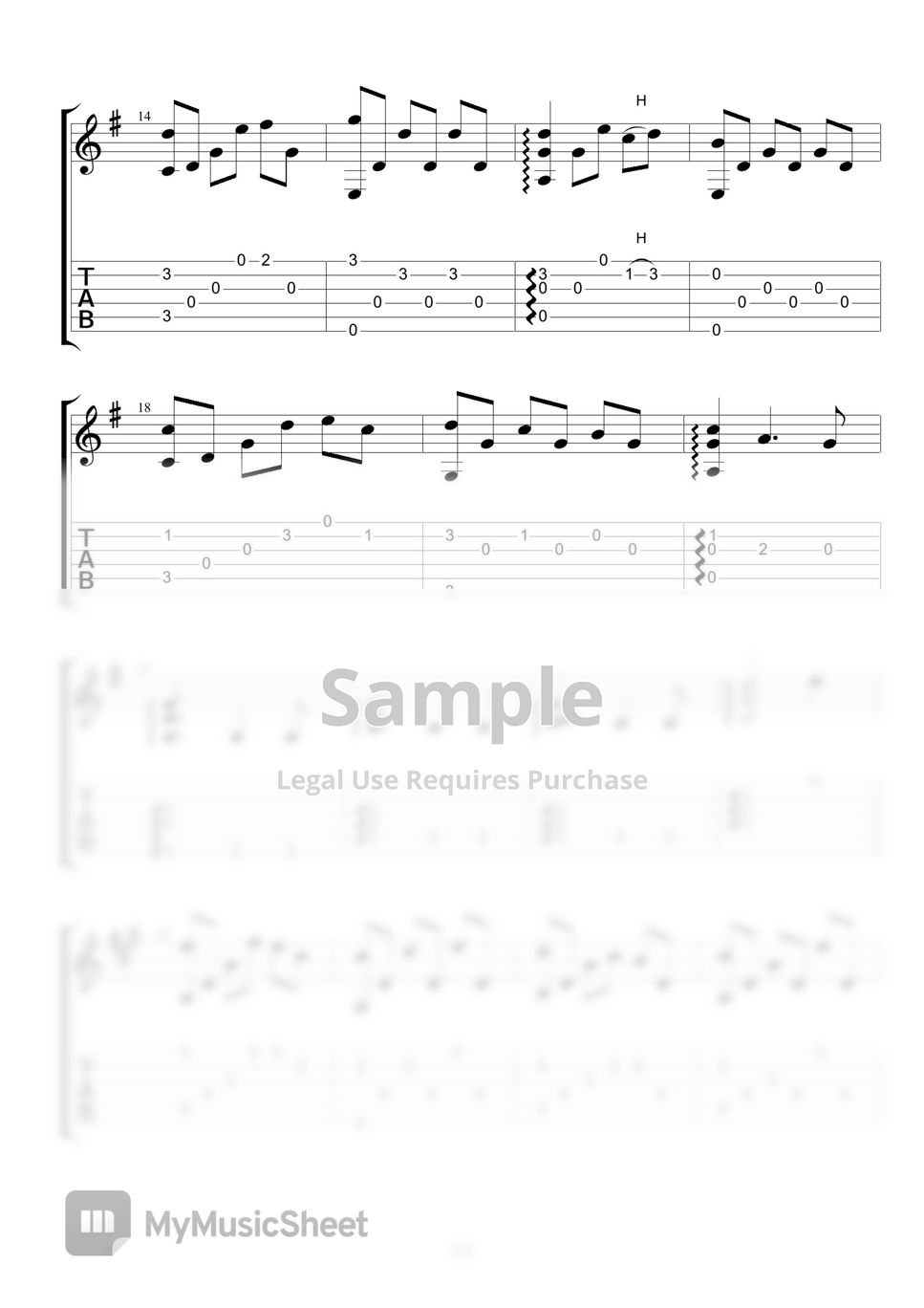 We Gather Together (Guitar TAB) by guitar kuitar