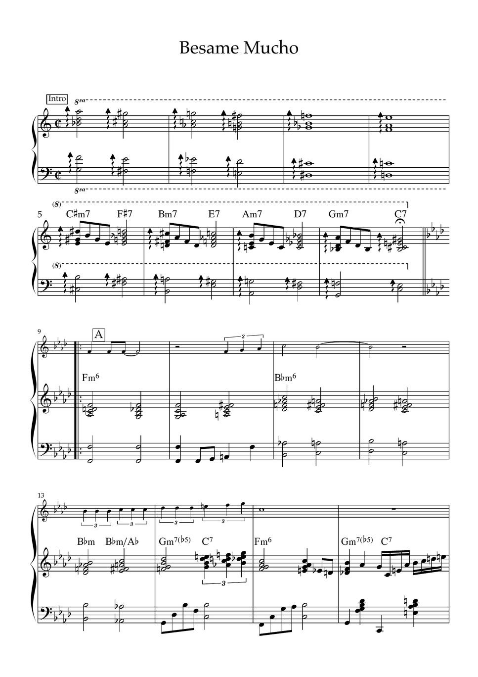 Consuelo Velázquez Besame Mucho Sheet by SheetMusicOnly page
