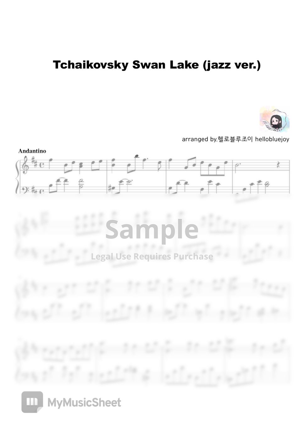 Tchaikovsky - Swan Lake (jazz ver.) by 헬로블루조이 hellobluejoy