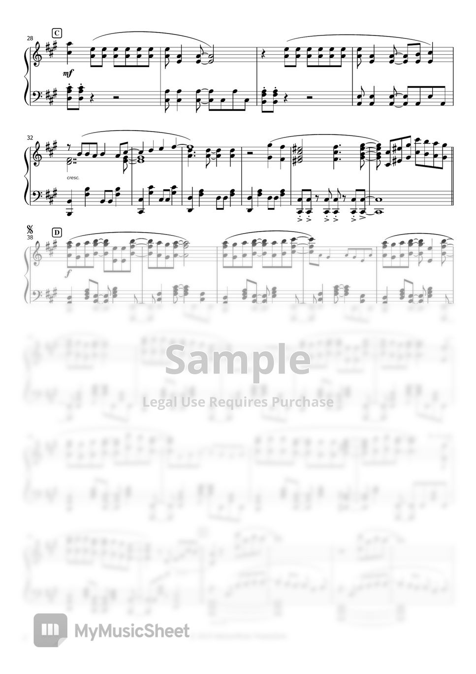 Hikaru Nara-Your Lie in April OP- Free Piano Sheet Music & Piano Chords