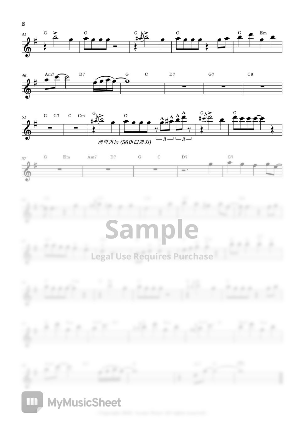 Mariah Carey - Santa Claus Is Coming To Town (Flute Sheet Music) by sonye flute