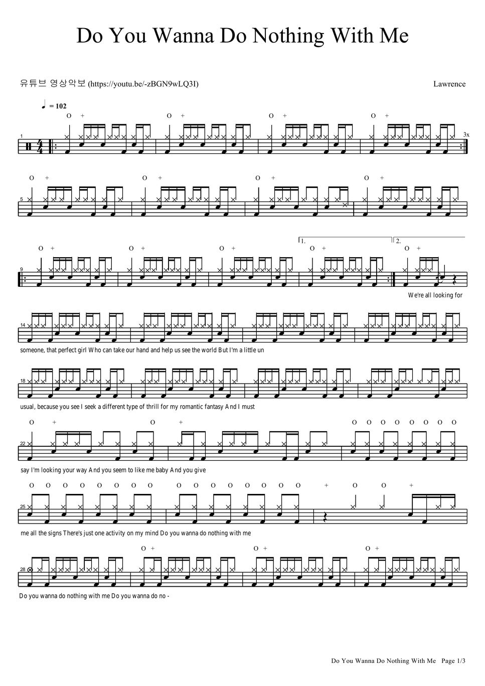 lawrence-do-you-wanna-do-nothing-with-me-sheet-by-copydrum