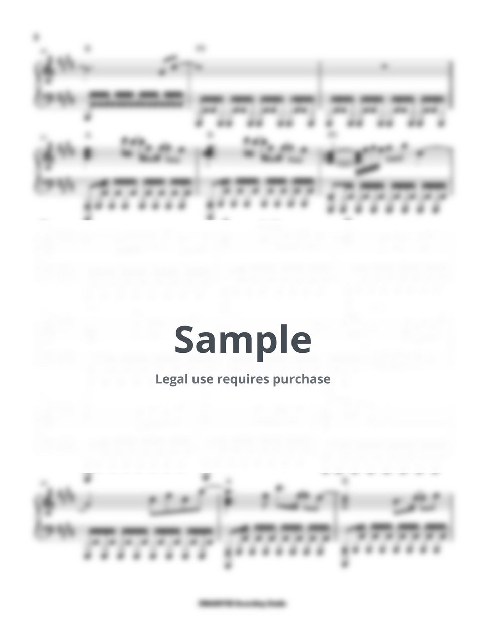 YOARI - TRUE (My Demon OST) Sheets by JENARRTEE Recording Studio