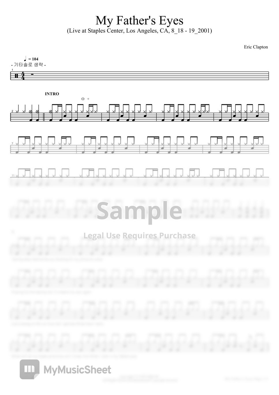 eric-clapton-my-father-s-eyes-by-copydrum