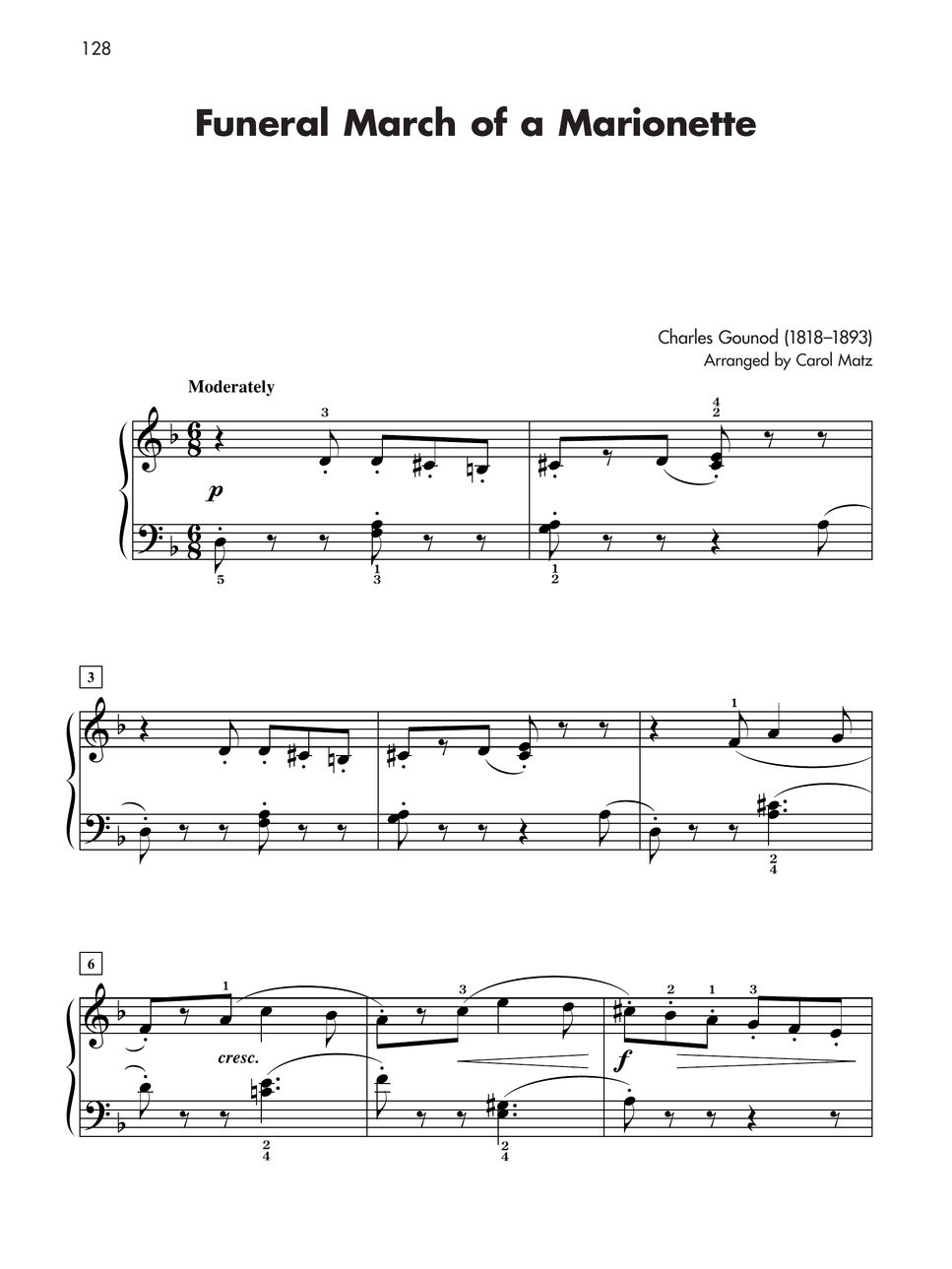 Artist Funeral March of a 악보 by Artist