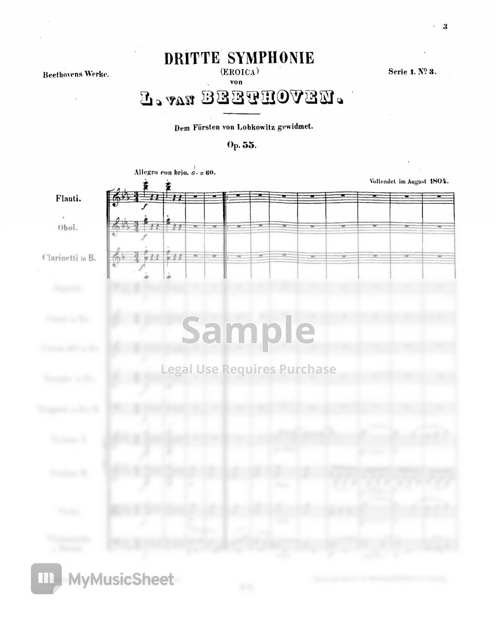 L v beethoven symphony no 3 in e flat major eroica symphony
