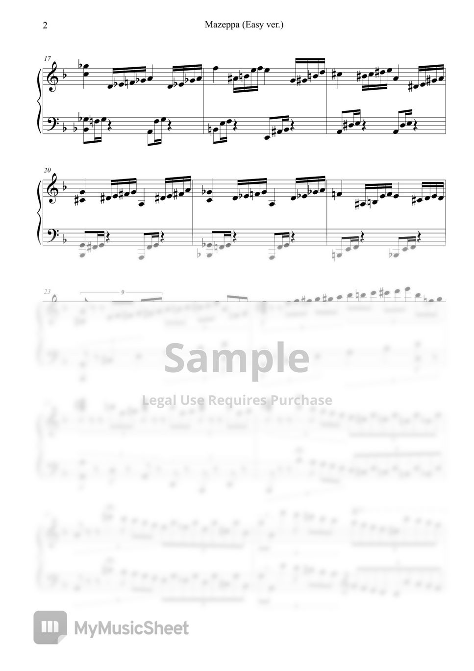 F. Liszt - Transcendental etude No. 4 Mazeppa (Easy ver.) by FLare