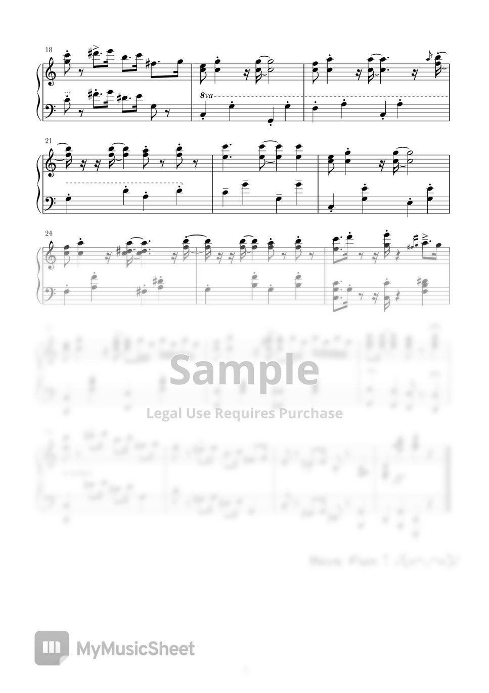 Joseph Eastburn Winner - Little Brown Jug - Forest of Piano Ver. (Re-rhythm) by Jane.C.(Jane Donde)