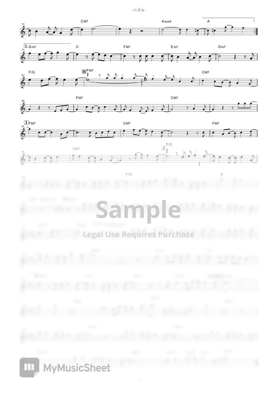 ROUND TABLE feat. Nino Puzzle to the N.H.K. / in Eb) Sheets