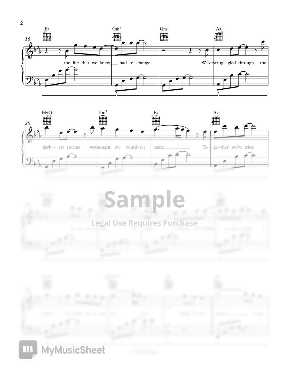 孫燕姿 Stefanie Sun - We Will Get There (NDP 2002 Theme) Sheets by Javin Tham