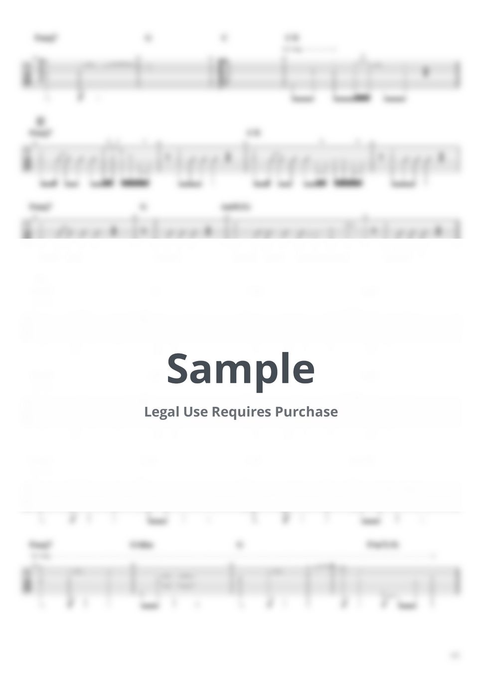 tab譜 MyMusicSheet