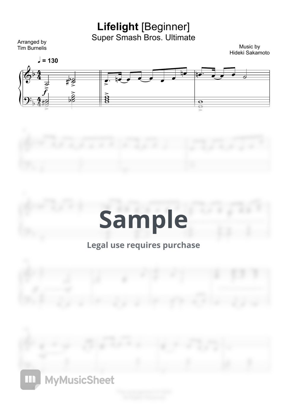 super-smash-bros-ultimate-lifelight-beginner-sheet-music-by-tim