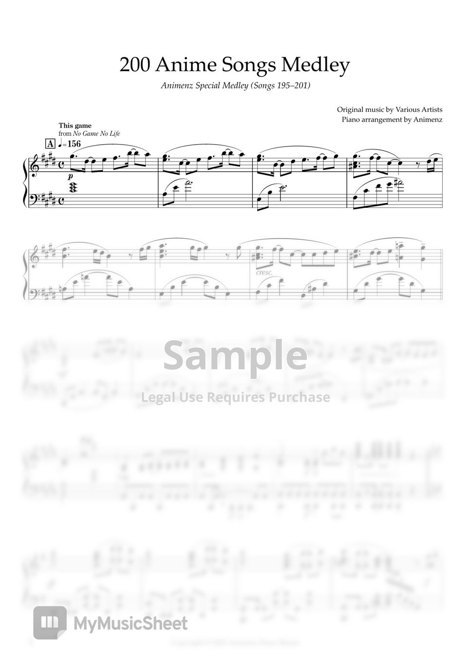 Various artists animenz special medley 200 anime songs medley by