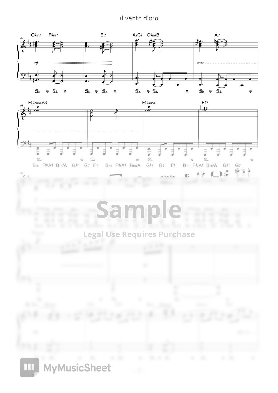 Yugo Kanno - Giorno's Theme - il vento d'oro (★★★☆☆ / JoJo's Bizarre Adventure Part 5: Golden Wind OST) by D-sun