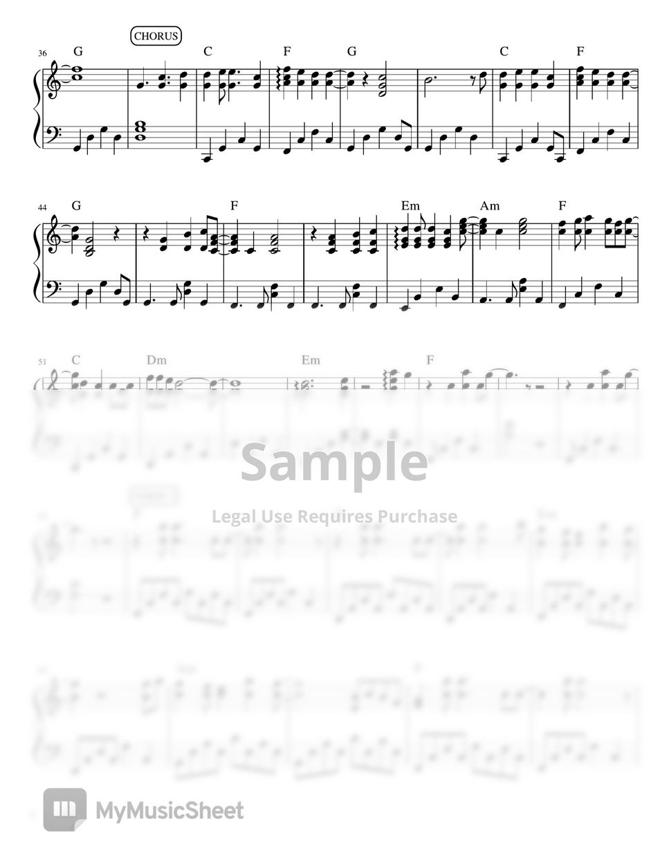 Gary Valenciano - Take Me Out of the Dark (piano sheet music) by Mel's Music Corner