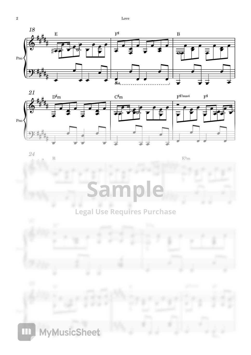 John Lennon - Love (Piano solo) by Piano QQQ