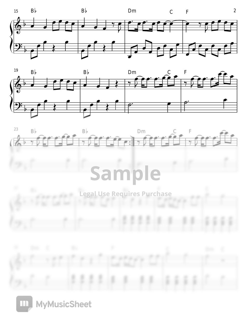 Marshmellow ft Bastille - Happier( Easy Piano) 악보 by Open Music Scores