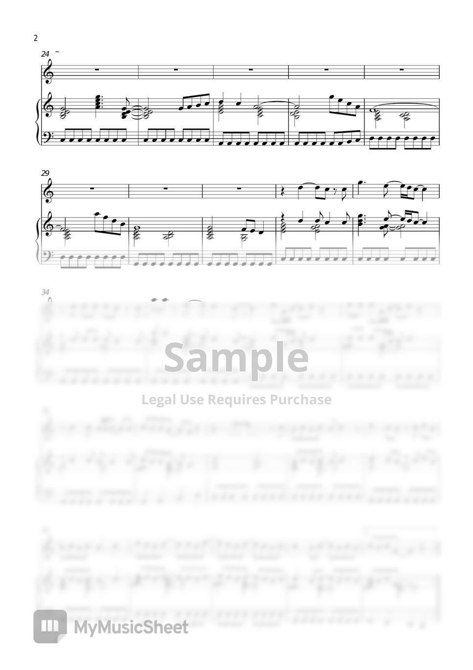 George Michael - Last Christmas (piano & violin or guitar)