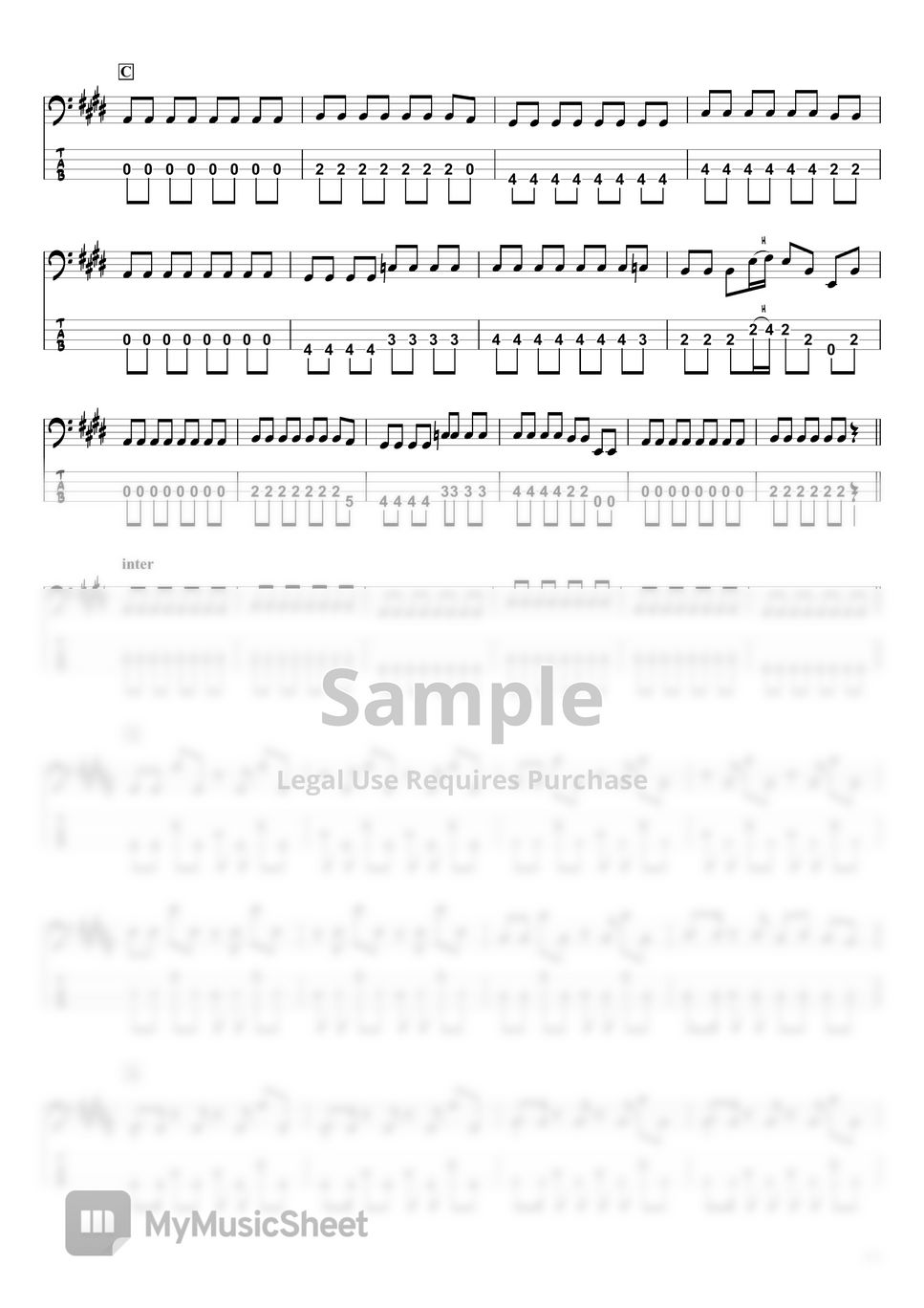 yoasobi-tab-4-sheets-by-swbass