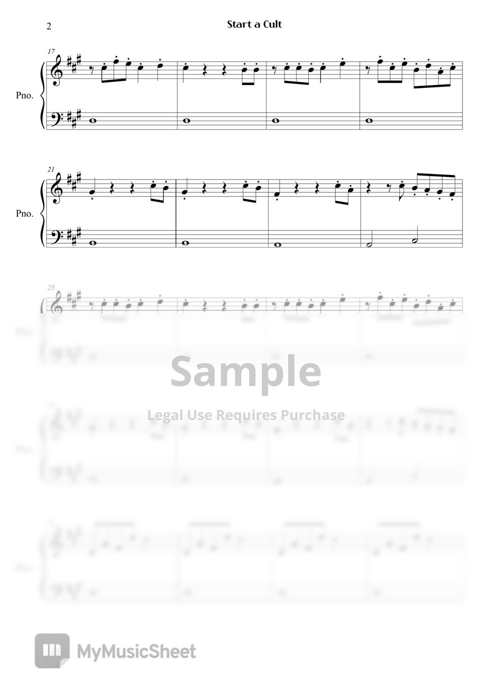 cult-of-the-lamb-start-a-cult-sheets-by-right-now-piano