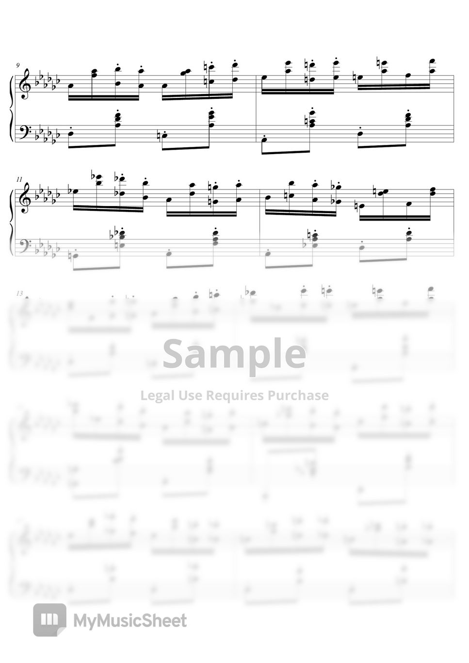 Chopin - Etude op.25 no.9 (일반악보) by 3분피아노