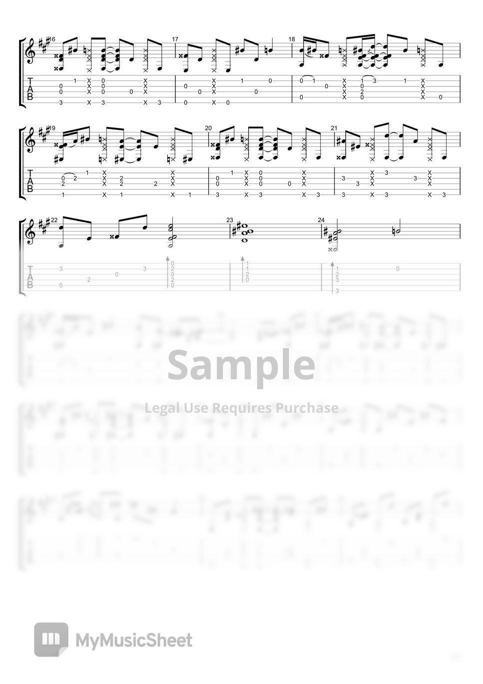 IU - Through The Night by To Guitartab