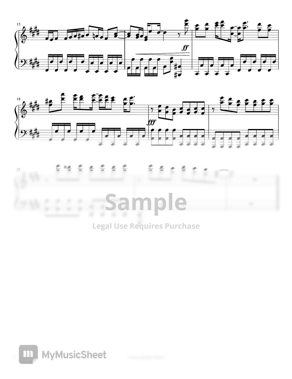 The Strokes - You Only Live Once Sheet music for Piano (Solo