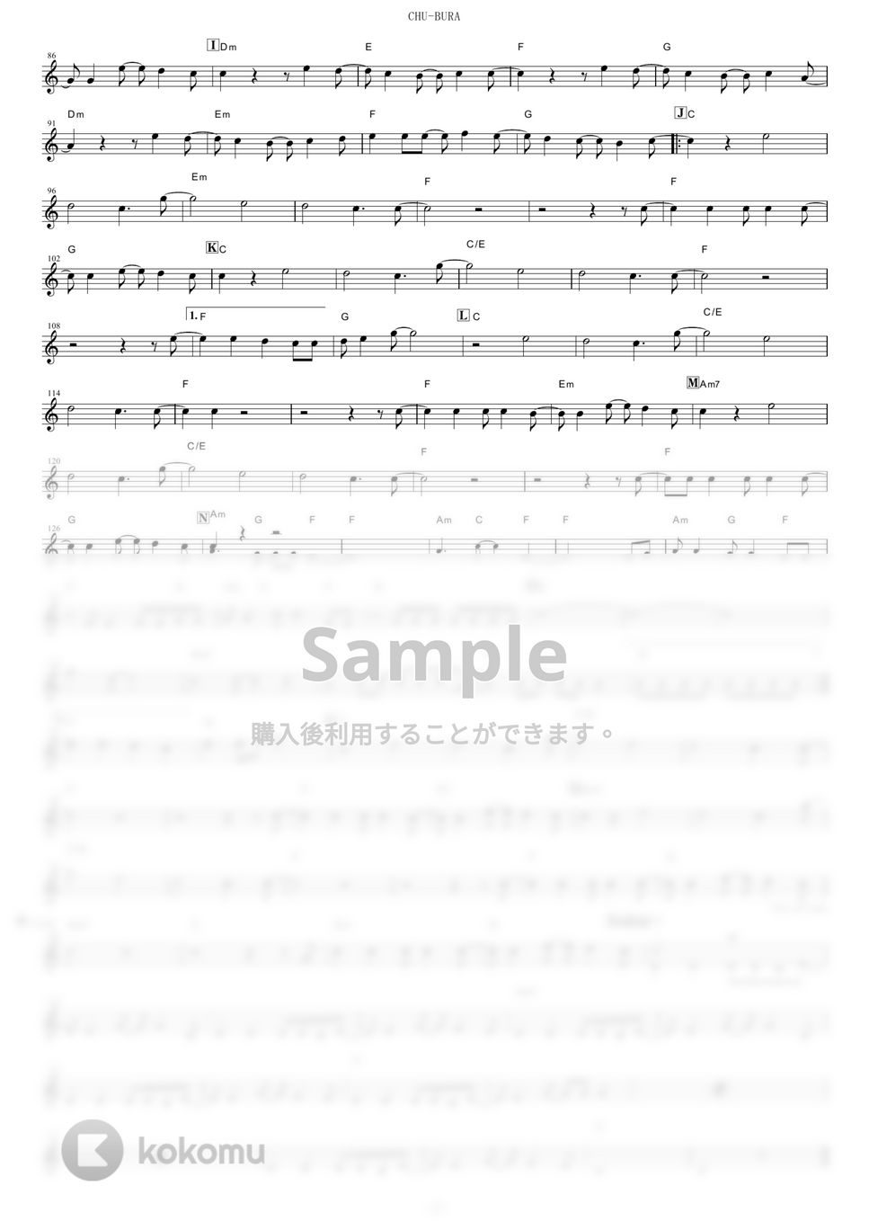 KELUN - CHU-BURA (『BLEACH』 / in Eb) by muta-sax