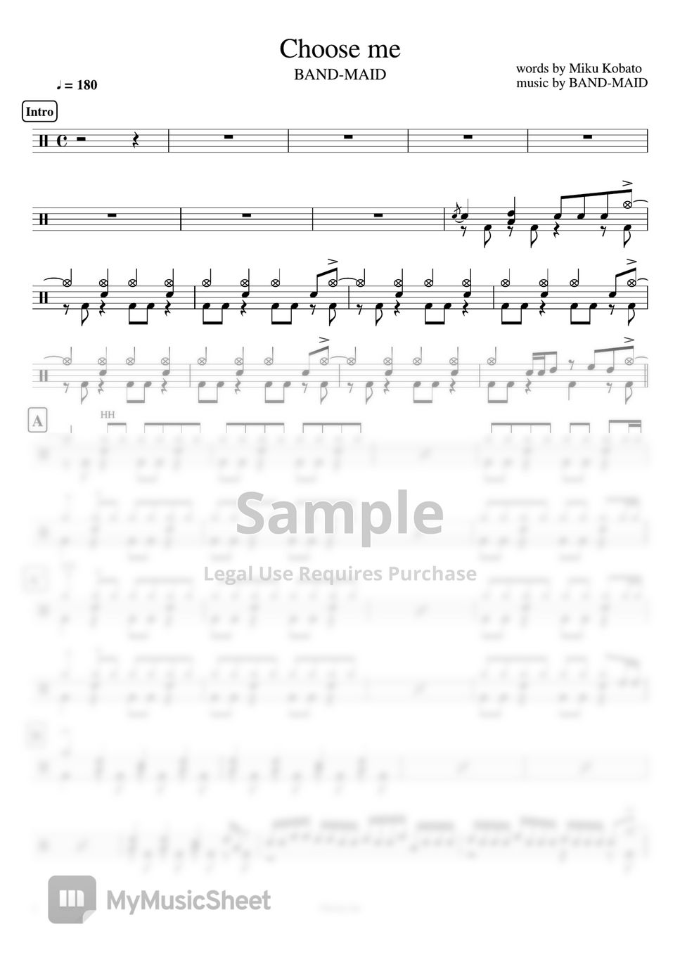 band-maid-choose-me-by-cookai-s-j-pop-drum-sheet-music